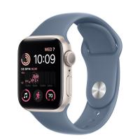 Apple Watch Series SE 2022 44мм корпус из алюминия "сияющая звезда" и ремешок Sport Band Slate Blue