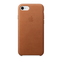 Чехол Apple Leather Case для iPhone 8/7, золотисто-коричневый цвет