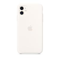 Силиконовый чехол для iPhone 11, белый цвет