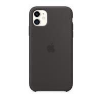Чехол Apple для iPhone 11, силикон, чёрный цвет