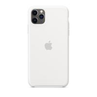 Чехол Apple для iPhone 11 Pro Max, силикон, белый цвет