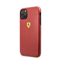 ON TRACK - RACING SHIELD - PRINTED CARBON EFFECT - RED - 11/11Pro/11ProMax