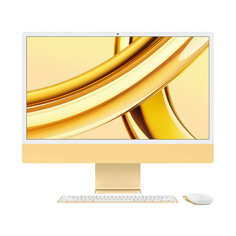 Моноблок Apple iMac 24″ M3 8C CPU, 10C GPU/8GB/512GB, Серебристый MQRK3