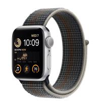Apple Watch Series SE 2022 40мм серебристый корпус из алюминия и ремешок Sport Loop Midnight