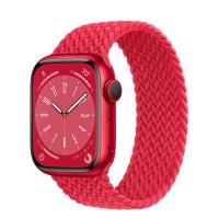 Apple Watch Series 8 45мм корпус из алюминия (PRODUCT)RED и ремешок Braided Solo Loop Red