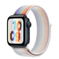 Apple Watch Series SE 2022 40мм корпус из алюминия "полночь" и ремешок Sport Loop Pride Edition