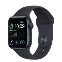 Apple Watch Series SE 2022 40мм корпус из алюминия "полночь" и ремешок Solo Loop Midnight