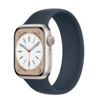 Apple Watch Series 8 41мм корпус из алюминия "сияющая звезда" и ремешок Solo Loop Storm Blue