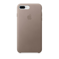 Кожаный чехол для iPhone 8 Plus/7 Plus, платиново-серый