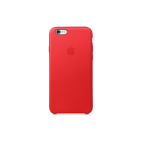 Кожаный чехол для iPhone 6/6s Apple Leather Case, (PRODUCT)RED