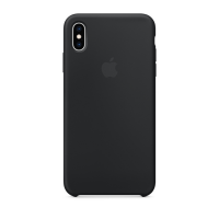 Силиконовый чехол для iPhone XS Max, чёрный цвет