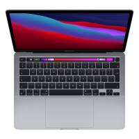 MacBook Pro 13" с Touch Bar, 8 ГБ, 256 ГБ, Apple M1, Серый космос, 2020