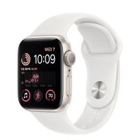 Apple Watch Series SE 2022 40мм корпус из алюминия "сияющая звезда" и ремешок Sport Band White