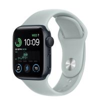 Apple Watch Series SE 2022 40мм корпус из алюминия "полночь" и ремешок Sport Band Succulent