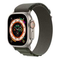 Apple Watch Series Ultra GPS 49мм корпус из титана и ремешок Зеленый