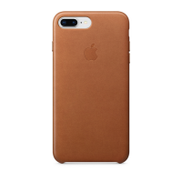 Кожаный чехол для iPhone 8 Plus/7 Plus Apple Leather Case, золотисто-коричневый цвет