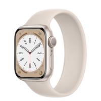 Apple Watch Series 8 41мм корпус из алюминия "сияющая звезда" и ремешок Solo Loop Starlight