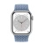 Apple Watch Series 8 45мм серебристый корпус из алюминия и ремешок Braided Solo Loop Slate Blue