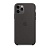 Чехол Apple для iPhone 11 Pro Max, силикон, чёрный цвет