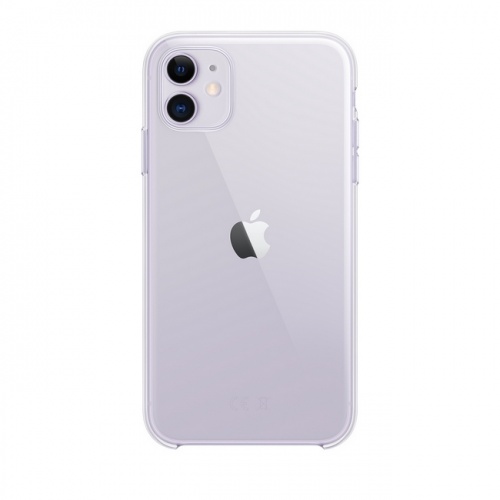 Чехол Apple  для iPhone 11, силикон, прозрачный