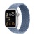Apple Watch Series SE 2022 40мм серебристый корпус из алюминия и ремешок Braided Solo Loop Slate Blue