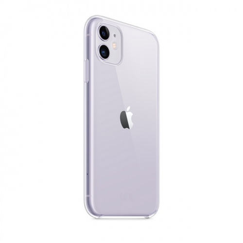 Чехол Apple  для iPhone 11, силикон, прозрачный