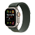 Apple Watch Ultra 2, цвет корпуса Natural, ремешок Trail Loop, цвет Green, размеры S/M/L