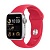 Apple Watch Series SE 2022 44мм серебристый корпус из алюминия и ремешок Sport Band Red