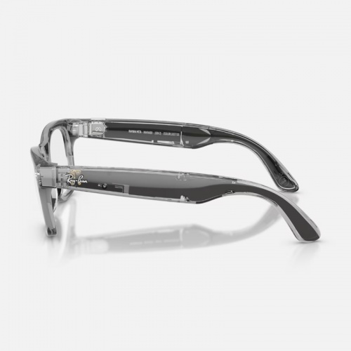 RAY-BAN META GEN 2 WAYFARER Shiny Transparent Grey Clear/Sapphire Transitions