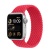 Apple Watch Series SE 2022 40мм серебристый корпус из алюминия и ремешок Braided Solo Loop Red