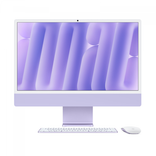 Моноблок Apple iMac 24 Retina 4,5K, M4 (8C CPU, 8C GPU, 2024), 16 ГБ, 256 ГБ SSD, Фиолетовый