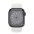 Apple Watch Series 8 41мм корпус из алюминия "полночь" и ремешок Sport Band White