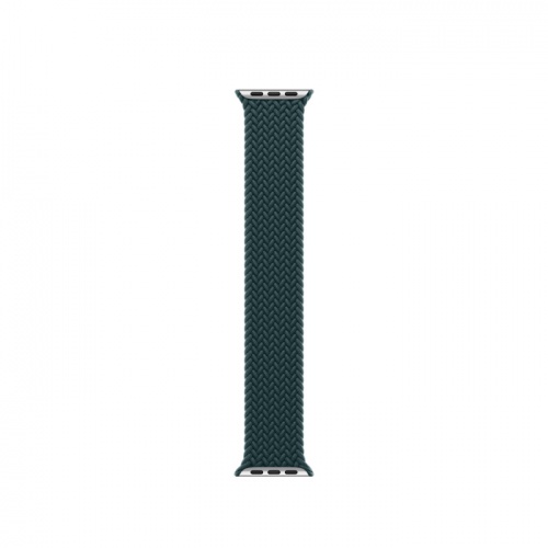 Apple Watch Series SE 2022 40мм серебристый корпус из алюминия и ремешок Braided Solo Loop Rainforest