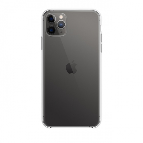 Чехол для iPhone 11 Pro Max, силикон, прозрачный
