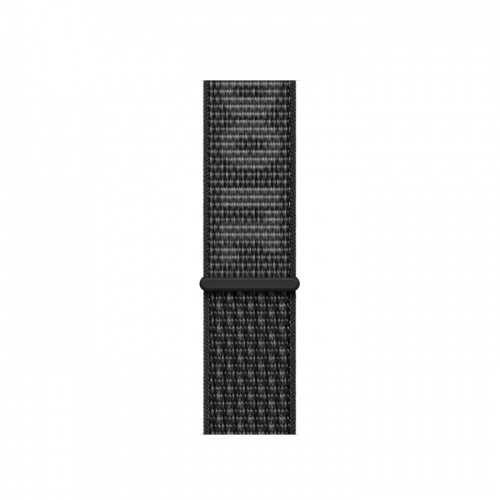 Apple Watch Series 8 45мм серебристый корпус из алюминия и ремешок Nike Sport Loop Black Summit White