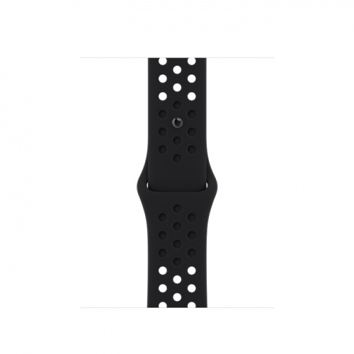 Apple Watch Series SE 2022 44мм серебристый корпус из алюминия и ремешок Nike Sport Band Black Black