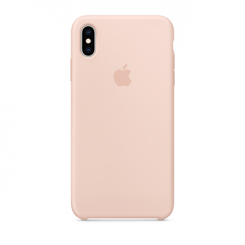 Чехол Apple для Phone XS Max, силикон, цвет «розовый песок»