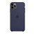 Силиконовый чехол для iPhone 11 Pro Max, тёмно_синий цвет