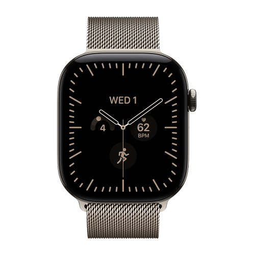 Умные часы Apple Watch Series 12, 42mm, Titanium Natural