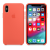 Чехол Apple для Phone XS, силикон, цвет «спелый нектарин»