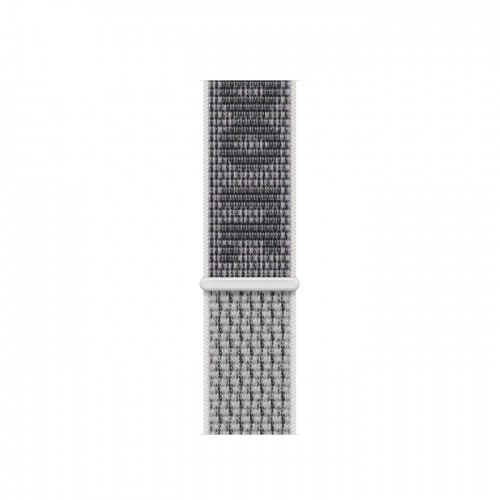 Apple Watch Series SE 2022 44мм корпус из алюминия "полночь" и ремешок Nike Sport Loop Summit White Black