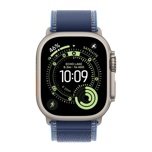 Умные часы Apple Watch Ultra 3, 49 мм, Natural Titanium Bright Blue Trail Loop