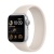 Apple Watch Series SE 2022 40мм серебристый корпус из алюминия и ремешок Solo Loop Starlight