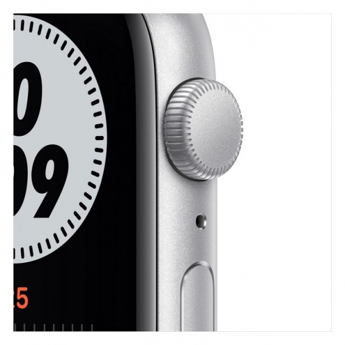 Apple Watch Nike SE, 44 мм, корпус из алюминия, цвета «серебристый» и «чистая платина/чёрный»