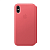Кожаный чехол Folio для iPhone XS, цвет «розовый пион»