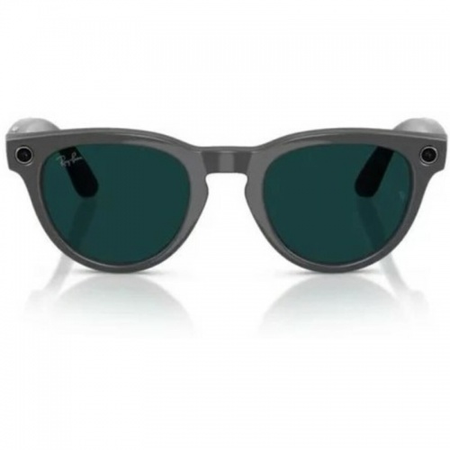 RAY-BAN META GEN 2 HEADLINER Shiny Asteroid Grey / Clear/Emerald Transitions