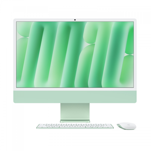 Моноблок Apple iMac 24 Retina 4,5K, M4 (10C CPU, 10C GPU, 2024), 24 ГБ, 512 ГБ SSD, Зеленый
