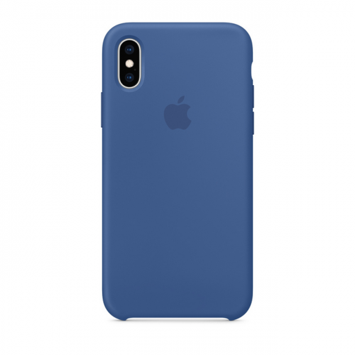 Чехол Apple Silicone Case для iPhone XS, цвет «голландский синий»