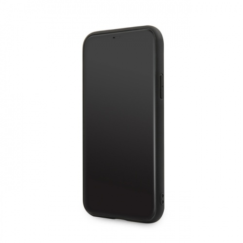 Карбоновый чехол Mercedes Dynamic Genuine leather & Real Carbon Hard для iPhone 11/11Pro/11ProMax, черный