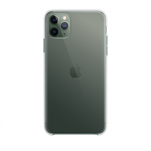 Чехол для iPhone 11 Pro Max, силикон, прозрачный